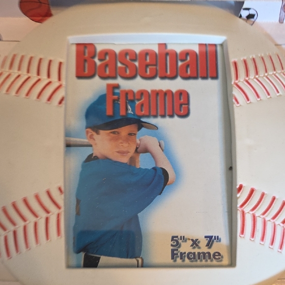 Baseball Photo Frame - Cream - Picture 3 of 3